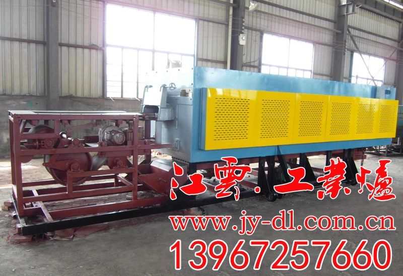 Mobile mesh belt quenching furnace