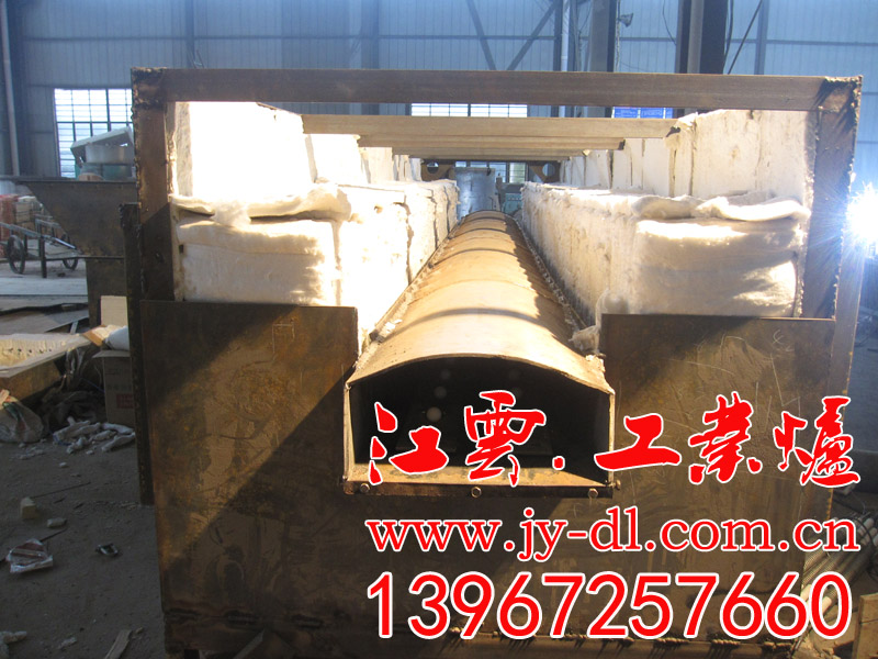All fiber mesh belt quenching furnace