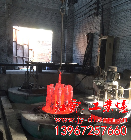 Brazing rod heat treatment furnace