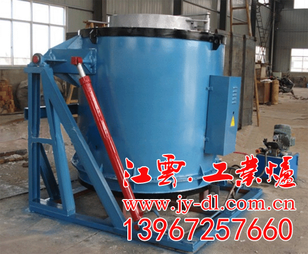Tilting crucible melting furnace